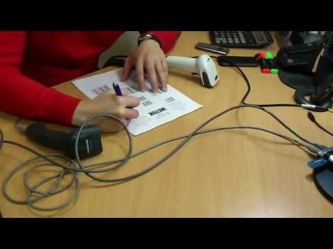 Honeywell 1250. Тест сканера штрих кодов.