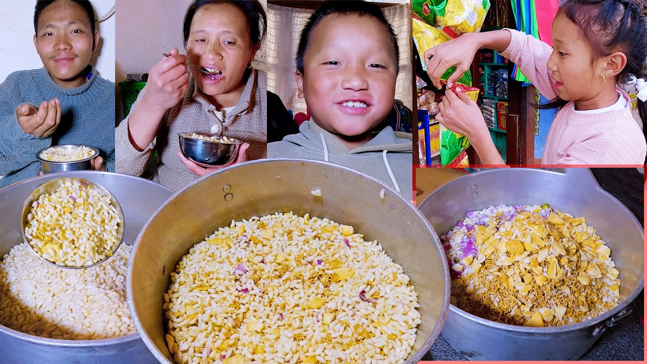 sanuwa is very happy because Diwaaz send him his favorite chocolate with Anuma || village chapate