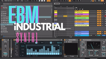 EBM iNDUSTRIAL patchset- SYNTH1 VST demo song 2- SYNTH1 VST