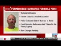 Former coach arrested for child porn