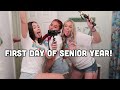 My First Day of SENIOR YEAR grwm + vlog