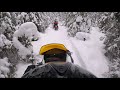 Skidoo Tundra 600 ACE into White Otter Castle