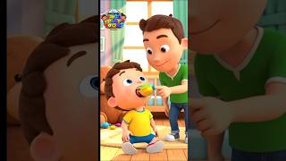 johny johny yes papa 🤪 | nursery rhymes #shorts  #viral