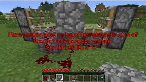 Minecraft  PVP Pitfall Trap Tutorial