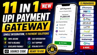 11 IN 1 NEW UPI Payment Gateway Source Code || Complete Setup