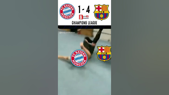 highlights of Barcelona vs Bayern munich 4-1 🙄