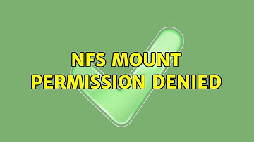 NFS mount Permission denied