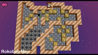 Sokoban (Boxxle) Level 79 played on Rokoban for Windows.