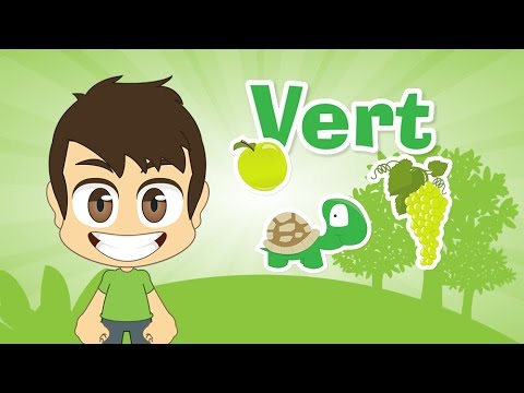 Learn Colors In French For Kids تعليم الألوان للاطفال باللغة