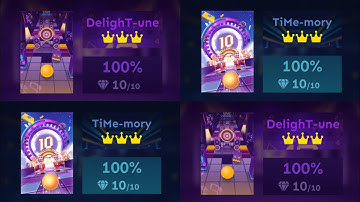 「10th Anniversary Level」Rolling Sky (Official) - DelighT-une ⭐ & TiMe-mory ⭐⭐⭐⭐⭐⭐ | Henry RS