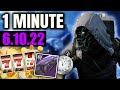 WEIRD Xur Glitch - Weapon Roll Constantly Changing?! (Xur in 1 MINUTE! 6.10.22 - Destiny 2)