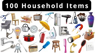 100 Household Items | Learn English Vocabulary | English practice