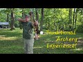 Traditional archery on a beautiful summer day