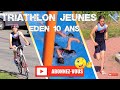 Triathlon jeunes de la gacilly eden natation organis par le club des nageurs du pays de redon