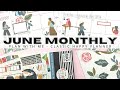 PLAN WITH ME | JUNE MONTHLY | CLASSIC HAPPY PLANNER