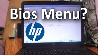 How to Access or Enter the Bios Menu Settings in HP Laptop