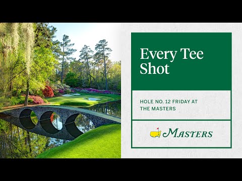Every Tee Shot on Hole No. 12 Friday At The Masters