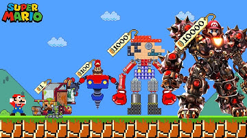 When Mario buy all GIANT Robot | Game Animation