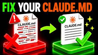 Your CLAUDE.md Is Making Claude Worse (How To Fix It)
