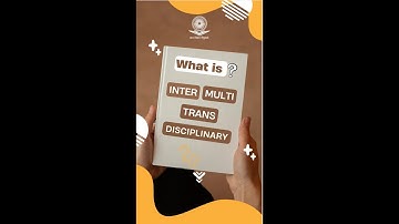 What is Interdisciplinary, Multidisciplinary and Transdisciplinary education?