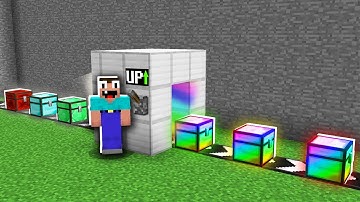 Minecraft NOOB vs PRO: HOW NOOB UPGRADED THIS CHEST IN SUPER RAINBOW CHEST? 100% trolling