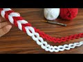 Super Easy Tunisian Knitting Crochet Hair Band Pattern - Tığ İşi Çok Kolay Gösterişli Örgü Saç Bandı