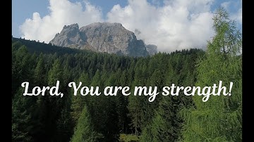Lord, You Are My Strength🎵A WORSHIP CHRISTIAN SONG | Lyric Video by SERENITY@SYLDIVINA