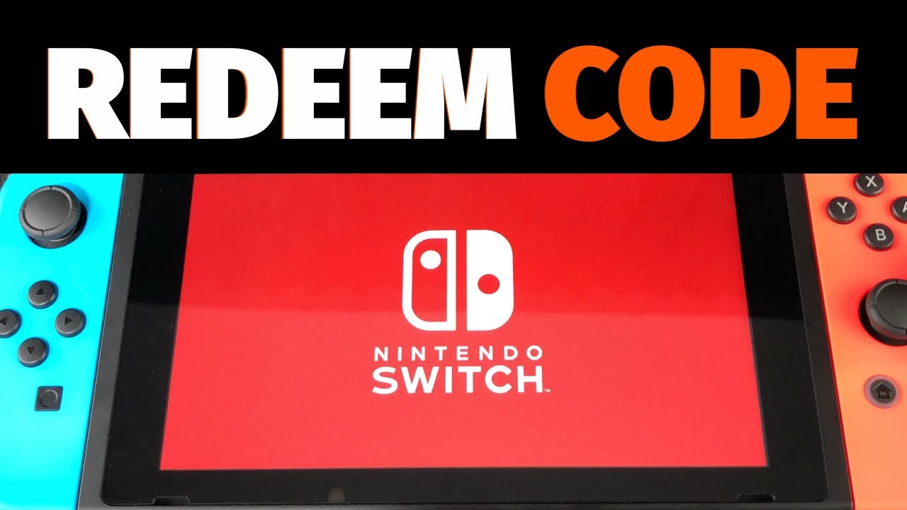 How to Use & Redeem Codes on Nintendo Switch YouTube