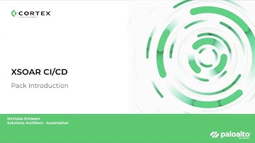 Cortex XSOAR CI/CD: Automate Your Security Content