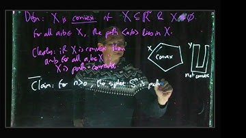 Path connected spaces