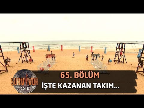 Bayrak yarışında nefesler tutuldu! İşte kazanan takım...  | 65. Bölüm | Survivor 2018