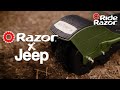 Razor x jeep rx200 escooter  riderazor