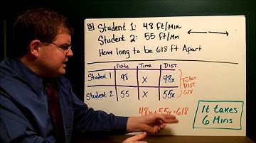 Word Problems:  Motion Puzzles Part 2