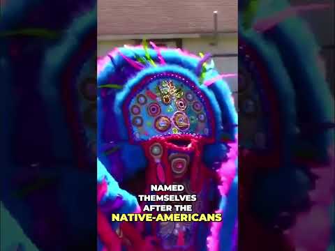 Mardi Gras Indians Honoring Native American Support 