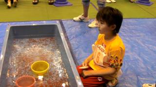 第１７回全国金魚すくい大会　小中学生の部　決勝　セイヤ社長
