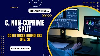 C. Non-coprime Split Codeforces Round 895 (Div. 3) Solution[Bangla]