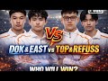 🤯Top &amp; East VS Dok &amp; Refuse | WoW MODE🎯#pubgmobile #pubg #bgmi 