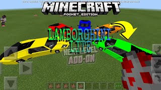 Minecraft Pocket Edition || Add-On Car Lomborghini LITE Mcpe screenshot 4