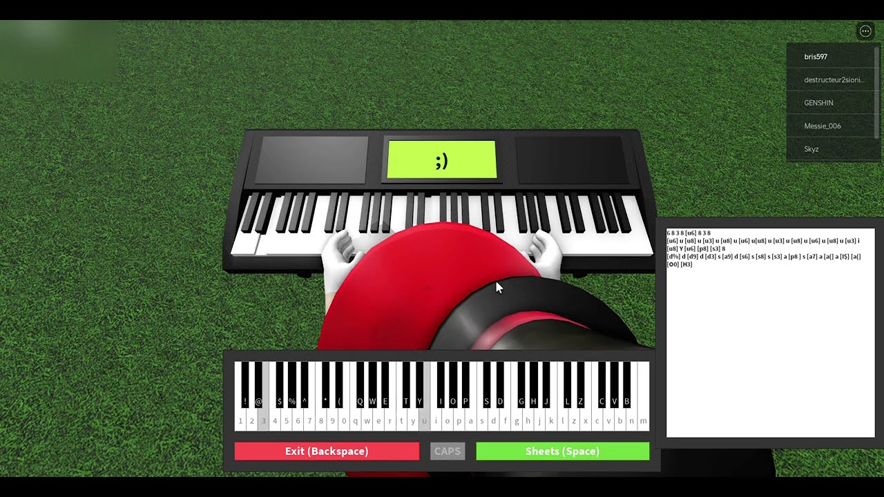 Rush E Roblox Piano Tutorial YouTube 
