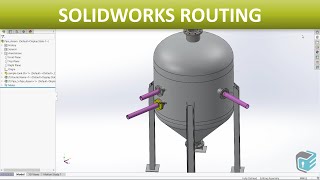 SOLIDWORKS Routing - Start Route
