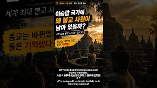Why Is the World’s Largest Buddhist Temple in Indonesia?(이슬람 국가에 왜 세계 최대 불교 사원이 있을까?)#Borobudur