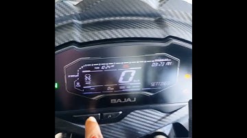 Time Setting New Bajaj Pulsar RS200 Digital Meter #bajaj #bajajpulsarrs200 #pulsarrs200 #rs200 #cg