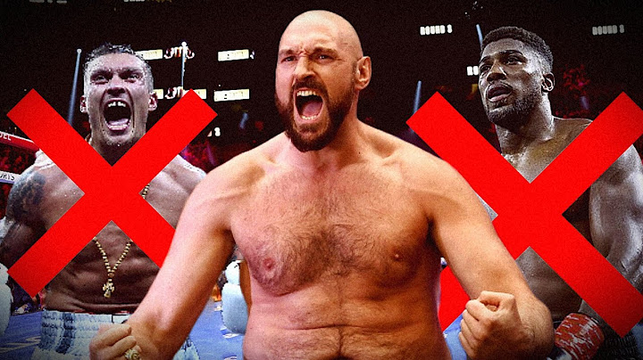 Why Tyson Fury isn't fighting Anthony Joshua or Oleksandr Usyk!🤯