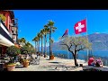 Brissago switzerland 4k  a wonder swiss town  discovering the most beautiful european towns