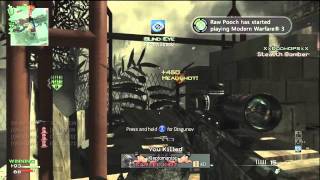 MW3 | NOSC TRIPLE HEADSHOT!!! THROUGH SMOKE!!! :O