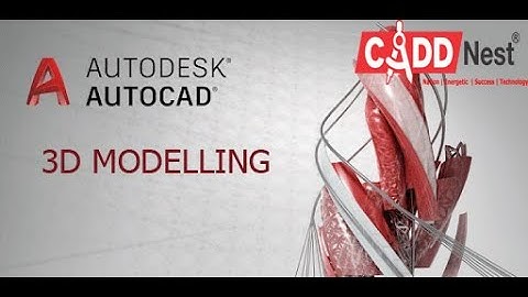 3D MODELLING IN AutoCAD - HINDI