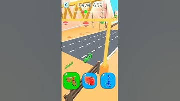 Shape-Shifting 2 GAMEPLAY Level No #659 Walkthrough - New Update Car Racing #Shorts #ShapeShifting