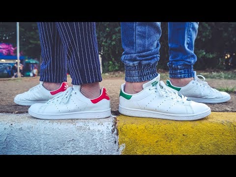 tênis couro adidas originals stan smith