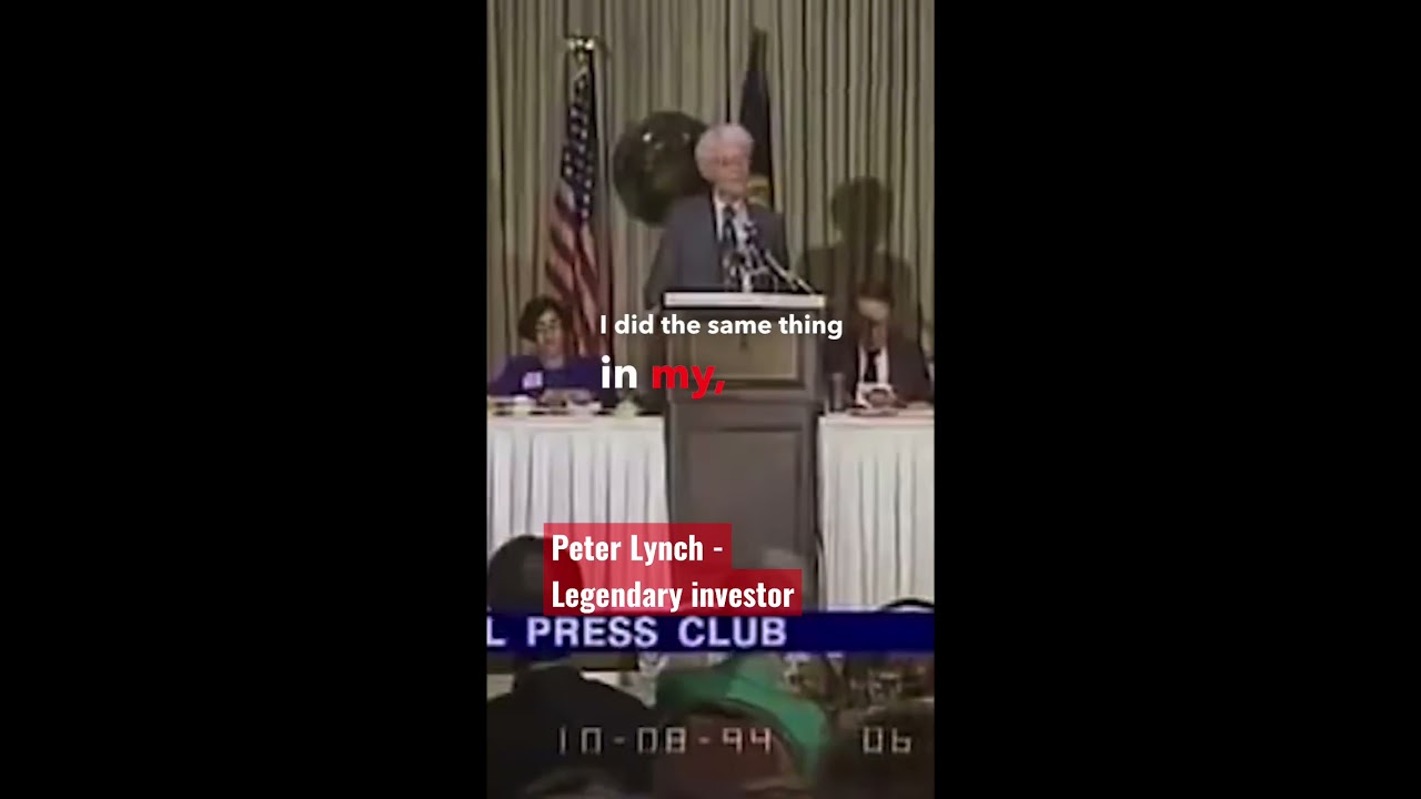 Peter Lynch How Much Lower Can It Go Stock Market Lesson