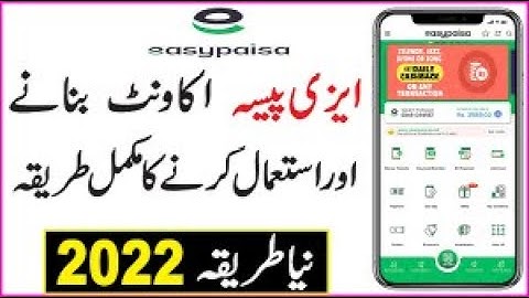 How to Create Easypaisa Account 2022 | Easypaisa Account Banane ka tarika 2022 ]] HAMZA MOBILE INFO
